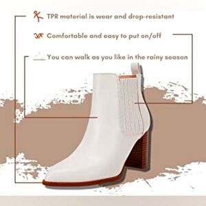 (35-4103)  LAICIGO Women’s Pointed Closed Toe Ankle Boots Sz 8.5